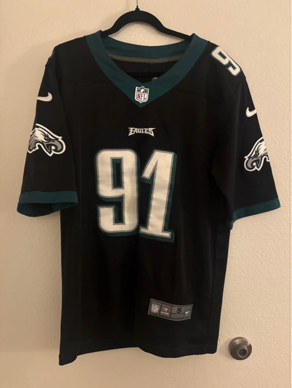 Philadelphia Eagles jersey number 91 Fletcher Cox size small